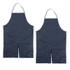 Creativity Street Adult Apron, Dark Blue Denim, 41in x 27.5in, PK2 PAC5243